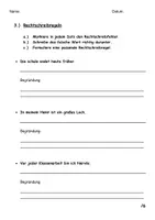 Vorschau - Test - Klassenarbeit Deutsch - Rechtschreiben - Seite 3