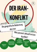 Vorschau - Stundenentwürfe - Der Iran-Konflikt einfach und kompakt erklärt - Fächerübergreifende, differenzierte Arbeitsblätter für Erdkunde und Politik (Klasse 5–9) - Deckblatt