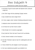 Vorschau - Arbeitsblätter - Das Subjekt - Seite 3