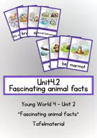 Vorschau - Präsentationen/Tafelbilder - Tafelmaterial Young World 4 Unit 2 "Fascinating animal facts" - Klett - Deckblatt