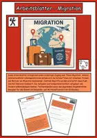 Vorschau - Arbeitsblätter - Migration Arbeitsblätter - SEK I - Deckblatt