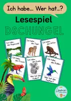 Vorschau - Spiele - Lesespiel Dschungel (Klasse 1-4) - Deckblatt