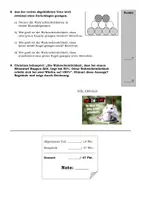 Vorschau - Klassenarbeiten - Klassenarbeit - Daten und Zufall mit Hauptteil und allgemeinem Teil l Mathematik Klasse 8 - Seite 3