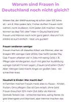 Vorschau - Spiele - Gleichberechtigung: Text zum Welfrauentag (DaF/DaZ A2) - Seite 1