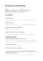 Vorschau - Arbeitsblätter - Wie fit bist du im Thema Brüche - Klasse 6 - Seite 1