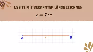 Vorschau - Arbeitsblätter - Dreiecke konstruieren (SWS-Satz Tafelmaterial) - Seite 3