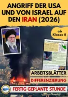 Vorschau - Arbeitsblätter - Iran Krieg Angriff USA Israel 2026 Arbeitsblätter - Deckblatt
