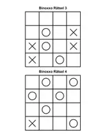 Vorschau - Spiele - 100 Binoxxo Logikrätsel für Kinder (4×4 & 6×6) – mit Lösungen - Seite 3