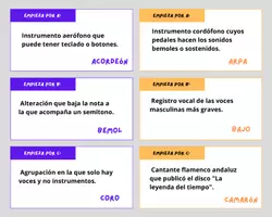 Vista previa - Juegos / Gamificación - ¿Cuál es la palabra? (Musical) - Portada