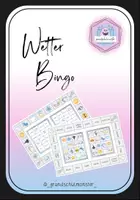 Vorschau - Spiele - Thema Wetter - Bingo - Deckblatt