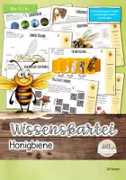 Vorschau - Arbeitsblätter - Wissenskartei - Insekten: Die Honigbiene - Deckblatt