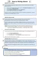 Vorschau - Arbeitsblätter - How to - richtig zitieren in Klasse 8-10 mit Übungen und Lösungen - Seite 1