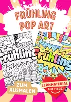 Vorschau - Arbeitsblätter - Frühling Pop Art - Deckblatt