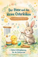 Vorschau - Arbeitsblätter - „Der Osterhase und das kleine Osterküken“ – Klanggeschichte Grundschule zu Ostern (Grundschule Klasse 3/4) | Musikunterricht + Unterrichtsplanung - Deckblatt
