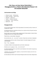 Vorschau - Arbeitsblätter - „Der Osterhase und das kleine Osterküken“ – Klanggeschichte Grundschule zu Ostern (Grundschule Klasse 3/4) | Musikunterricht + Unterrichtsplanung - Seite 1