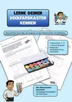 Vorschau - Arbeitsblätter - Lerne deinen Deckfarbkasten kennen – Arbeitsblatt (2 Seiten) - Deckblatt