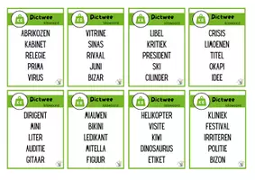 Voorbeeld - Spelling - Groep 5 - Staal2 - Dictwee - Pagina 1