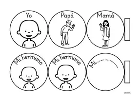 Vista previa - Tarjetas / Manipulativos - FLIPBOOK: CÁMARA DE FOTOS MI FAMILIA - página 2