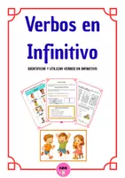 Vista previa - Hojas de trabajo - Verbos en Infinitivo - Portada