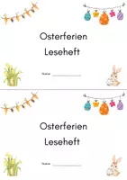 Vorschau - Arbeitsblätter - Osterferien Leseheft (2./3. Klasse) - Deckblatt