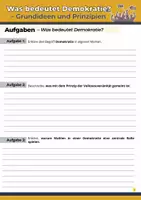 Vorschau - Arbeitsblätter - Was bedeutet Demokratie? - Grundideen und Prinzipien - Seite 3