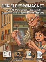 Vorschau - Unterrichtsreihen - Der Elektromagnet: Das XXL Materialpaket (Sachtext, Geschichte, Forscherheft & Arbeitsblatt) - Deckblatt