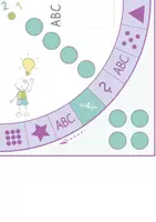 Vorschau - Stationenlernen - Brettspiel Zabu - Zahlen, Buchstaben und Formen - Homeschooling - Seite 2