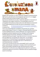 anteprima - Materiale di supporto/inclusione - Percorso sugli Ominidi - Preistoria - Pagina di copertina