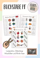 Vorschau - Spiele - Buchstabeneinführung Pf pf - Klammerkarten - Deckblatt
