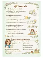 Vorschau - Arbeitsblätter - Frühlingsheft - Deutsch & Mathe Rätsel und Co für Klasse 1 - Seite 2