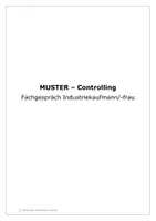 Vorschau - Arbeitsblätter - Muster Report - Controlling Vorbereitung mündliche Prüfung - Industriekaufmann/-frau - Seite 1