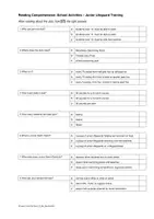 Vorschau - Arbeitsblätter - Reading Comprehension: Junior Lifeguard Training + Mediation (Leseverstehen A2) - Seite 1