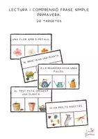 Vista previa - Juegos / Gamificación - LECTURA FRASE SIMPLE PRIMAVERA - Portada