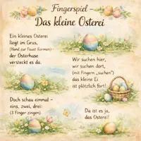 Vorschau - Bildkarten - Zwei Fingerspiele zur Osterzeit – Kita & Kindergarten - Seite 2