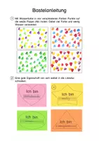 Vorschau - Mal- und Bastelvorlagen - Affirmationskarte mit persönlichen Stärken (Klasse 1 und 2) - Seite 2