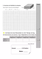 Vorschau - Klassenarbeiten - Klassenarbeit - Flächenberechnung l Mathematik Klasse 6 - Seite 3