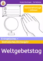 Vorschau - Arbeitsblätter - Weltgebetstag – Steckbrief, Infotext & Arbeitsblatt (Klasse 3–6) - Deckblatt