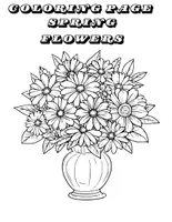 Aperçu - Matériel interactif - spring flowers - Page de couverture