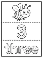 Vorschau - Arbeitsblätter - Insect Number Tracing Worksheets 1-10 | Spring Math Activities - Seite 3