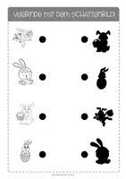 Vorschau - Anderer Materialtyp - Ostern – Schattenbilder (8 A4 Vorlagen) - Seite 1