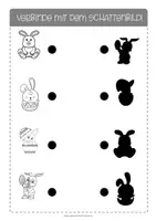 Vorschau - Anderer Materialtyp - Ostern – Schattenbilder (8 A4 Vorlagen) - Seite 2