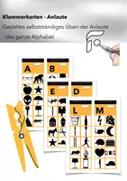 Vorschau - Bildkarten - Klammerkarten - Anlaute - Wörter zuordnen und klammern - Deckblatt