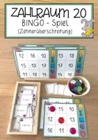 Vorschau - Anderer Materialtyp - Zahlenraum 20 Bingo – Spiel (Zehnerüberschreitung) - Deckblatt