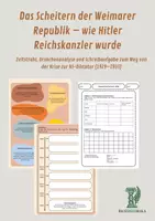 Vorschau - Stundenentwürfe - Das Scheitern der Weimarer Republik – Wie Hitler Reichskanzler wurde - Deckblatt