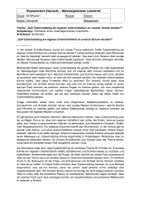 Vorschau - Fördermaterial/Inklusion - Cybermobbing als Schulfach? – Leserbrief schreiben (3-fach differenzierte Klassenarbeit mit Sachtext & Bewertungsraster) | Deutsch Klasse 6/7 - Seite 1