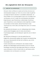 Vorschau - Arbeitsblätter - Deutsch Fördermaterial / Textarbeit / LRS Dinosaurier - Seite 3