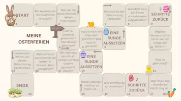 Vorschau - Spiele - Würfelspiel "Meine Osterferien" - alle Klassen - deutsche Version - Seite 2