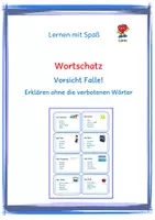 Vorschau - Spiele - Wortschatz: Vorsicht Falle - Ferien - Deckblatt