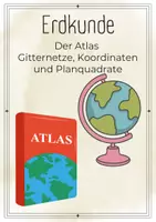 Vorschau - Stundenentwürfe - Der Atlas - Gitternetze, Koordinaten und Planquadrate - Deckblatt