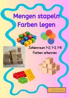 Vorschau - Spiele - Mengen stapeln Farben legen - Deckblatt
